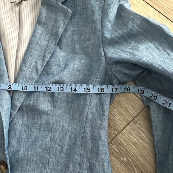 LOFT Linen Blend Blazer - Picture 4 of 7